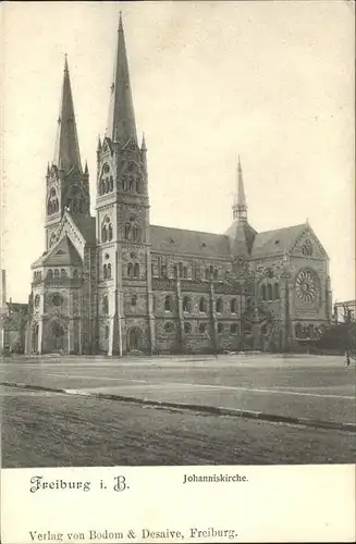 Freiburg Breisgau Johanniskirche Kat. Freiburg im Breisgau