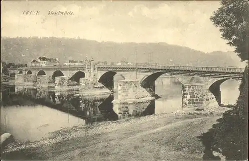 Trier Moselbruecke Kat. Trier