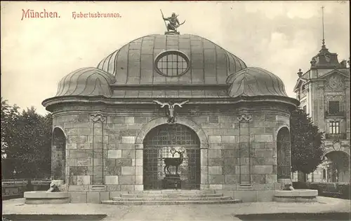 Muenchen Hubertusbrunnen Kat. Muenchen