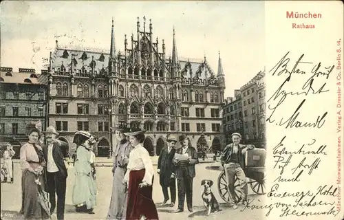 Muenchen Rathaus Kat. Muenchen