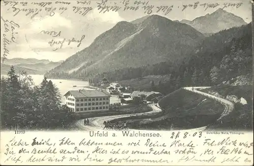 Urfeld Oberbayern Walchensee Kat. Kochel a.See
