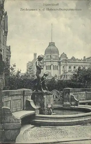 Duesseldorf Zierbrunnen Hohenzollerngymnasium Kat. Duesseldorf