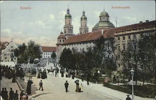 Kempten Residenzplat Parade Kat. Kempten (Allgaeu)