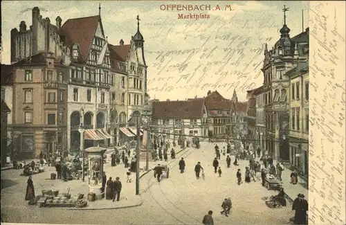 Offenbach Main Marktplatz  Kat. Offenbach am Main