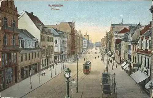 Mannheim Planken Strassenbahn Kat. Mannheim