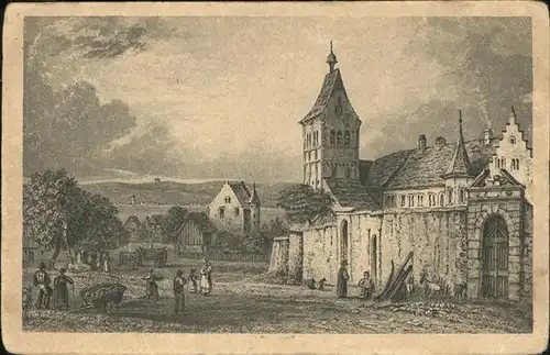 Reichenau Bodensee Kloster um 1830 Kat. Reichenau