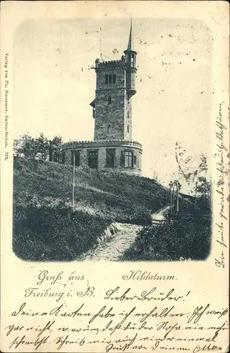 Freiburg Breisgau Hildaturm Kat. Freiburg im Breisgau