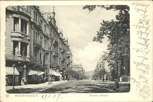 Wiesbaden Taunusstrasse  Kat. Wiesbaden