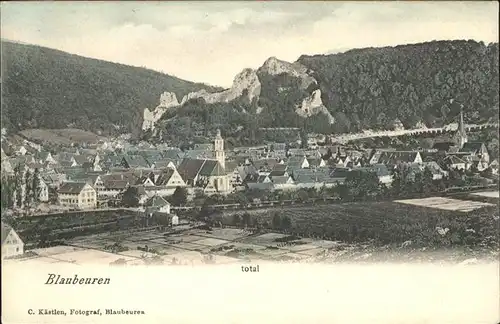 Blaubeuren Panorama Kat. Blaubeuren