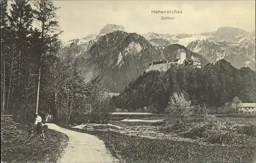 Aschau Chiemgau Panorama mit Schloss Hochenaschau Kat. Aschau i.Chiemgau