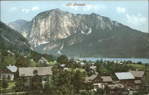 Altaussee Teilansicht See Salzkammergut Kat. Altaussee