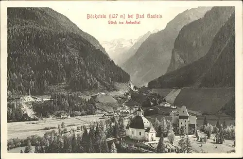 Boeckstein Blick ins Anlauftal Kat. Bad Gastein