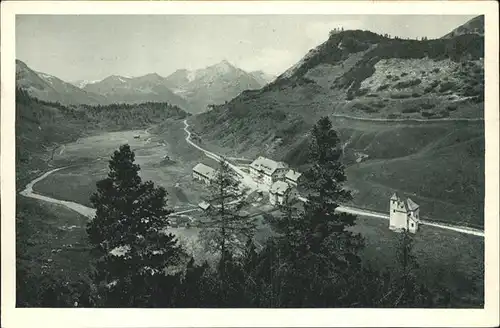 Obertauern Tauernhaus Wisenegg gegen die Steinfeldspitze Kat. Untertauern