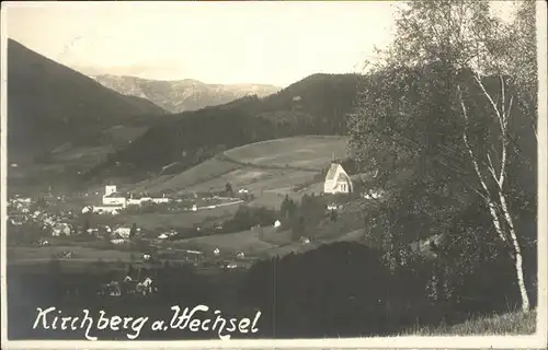 Kirchberg Wechsel Panorama Kat. Kirchberg am Wechsel