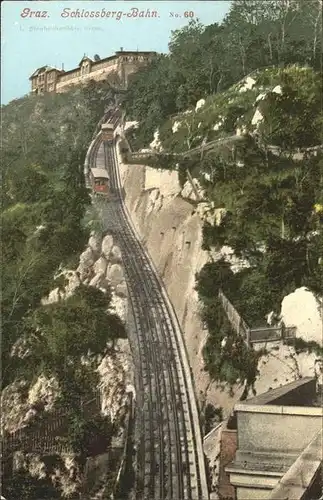 Graz Steiermark Schlossberg Seilbahn Kat. Graz