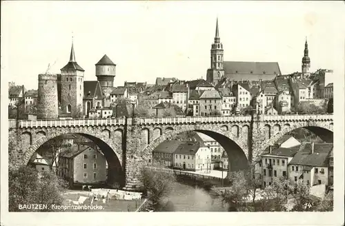 Bautzen Kronprinzenbruecke Kat. Bautzen