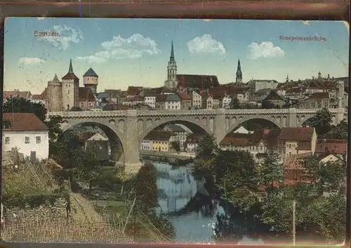 Bautzen Kronprinzenbruecke Kat. Bautzen