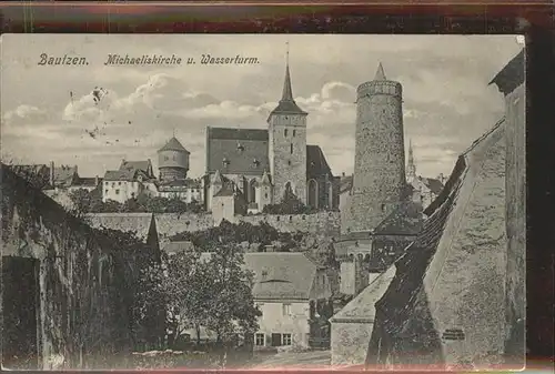 Bautzen Michaeliskirche Wasserturm Kat. Bautzen