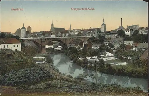 Bautzen Kronprinzenbruecke Kat. Bautzen