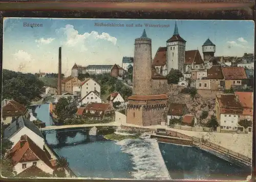 Bautzen Michaeliskirche Alte Wasserkunst Kat. Bautzen