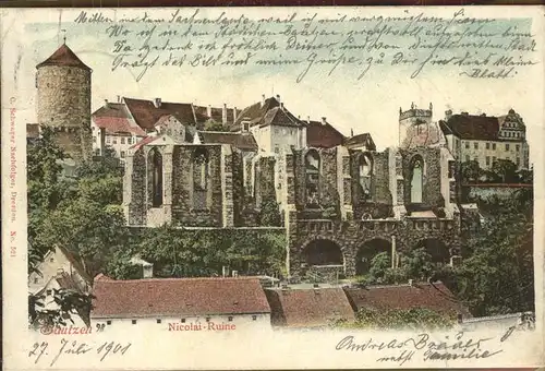 Bautzen Nicolai Ruine Kat. Bautzen