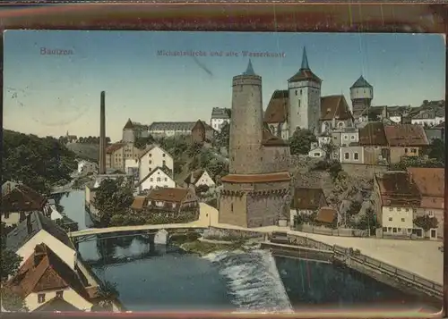 Bautzen Michaelskirche alte Wasserkunst Kat. Bautzen