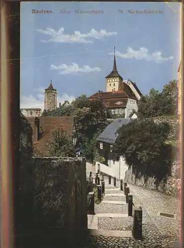 Bautzen Alter Wasserturm St. Michaeliskirche Kat. Bautzen