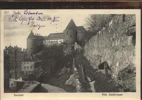 Bautzen alte Stadtmauer Kat. Bautzen