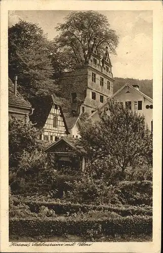 kk14269 Hirsau Schlossruine mit Ulme Kategorie. Calw Alte Ansichtskarten