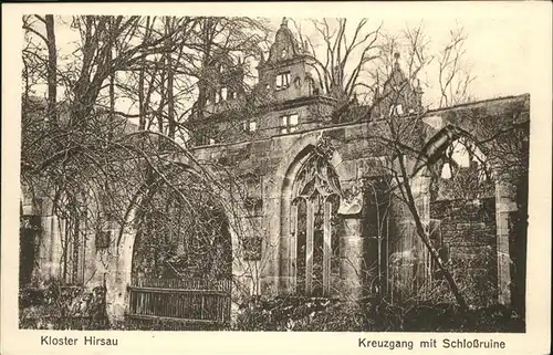 kk14293 Hirsau Kloster Kreuzgang mit Schlossruine Kategorie. Calw Alte Ansichtskarten