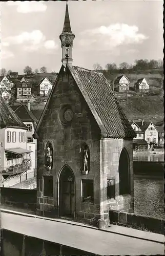 kk14312 Calw Nikolaus Kapelle im Nagoldtal Kategorie. Calw Alte Ansichtskarten