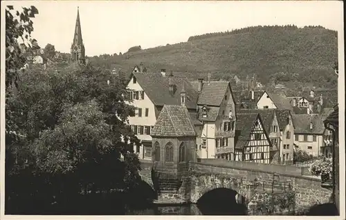 kk14316 Calw Klosterkapelle mit Bruecke Kategorie. Calw Alte Ansichtskarten