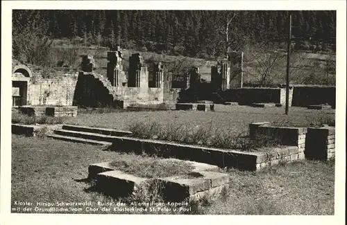 kk14328 Hirsau Kloster Ruine der Allerheiligen Kapelle Kategorie. Calw Alte Ansichtskarten