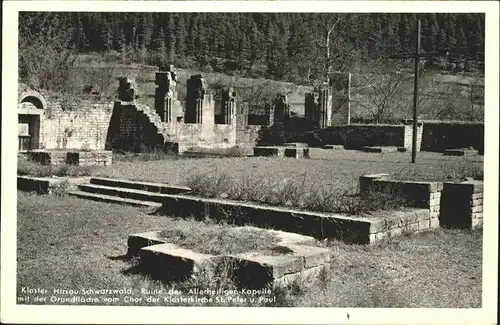 Hirsau Kloster Ruine der Allerheiligen Kapelle Kat. Calw