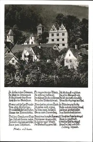 Hirsau Kloster und Schloss Kat. Calw
