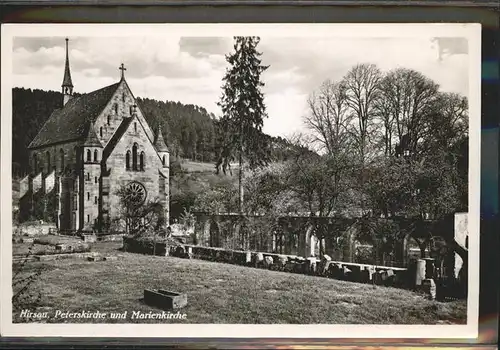 kk14389 Hirsau Peterskirche und Marienkirche Kategorie. Calw Alte Ansichtskarten