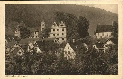 kk14448 Hirsau Schlossruine mit Ulme Kategorie. Calw Alte Ansichtskarten