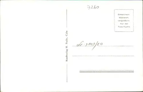 kk14590 Calw Totalansicht Kategorie. Calw Alte Ansichtskarten