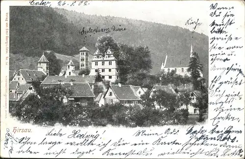 Hirsau Kloster Schlossruine Eulenturm Kat. Calw