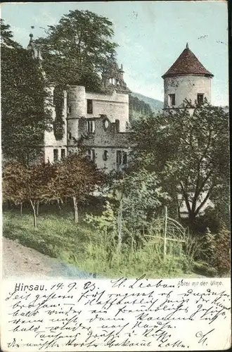 kk14623 Hirsau Abtei mit der Ulme Kategorie. Calw Alte Ansichtskarten