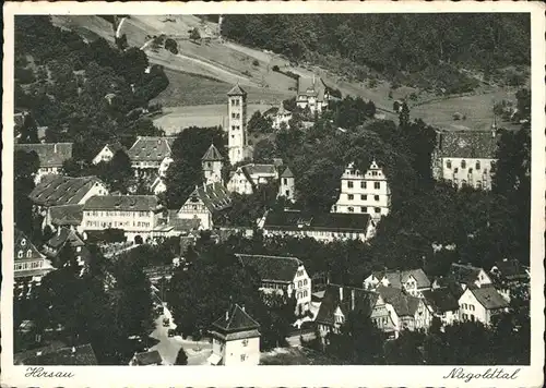 kk14652 Hirsau Blick auf Kloster Schloss und Eulenturm Kategorie. Calw Alte Ansichtskarten