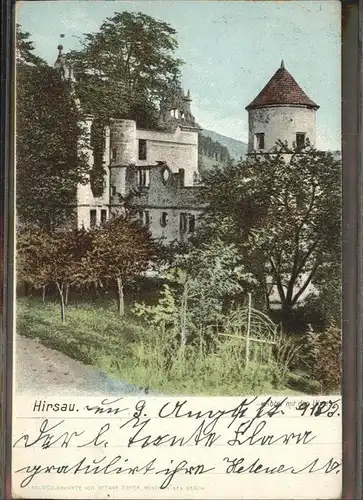 kk14674 Hirsau Schloss mit Ulme Kategorie. Calw Alte Ansichtskarten
