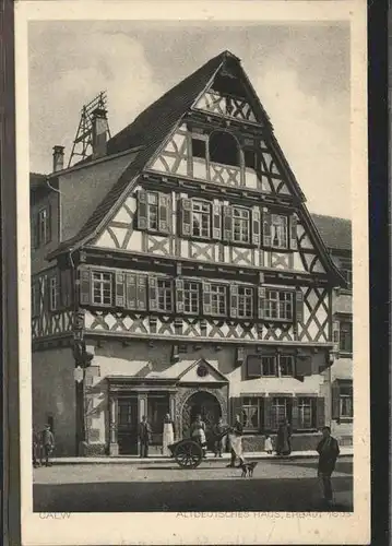 kk14705 Calw Altdeutsches Fachwerkhaus Kategorie. Calw Alte Ansichtskarten