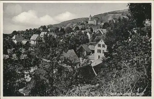 kk14751 Istein Panorama Kategorie. Efringen-Kirchen Alte Ansichtskarten