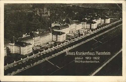 Mannheim Neues Krankenhaus Kat. Mannheim