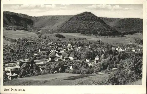 Bad Ditzenbach Panorama Kat. Bad Ditzenbach