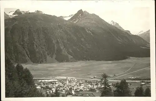 Samaden Panorama Oberengadin Kat. Maloja