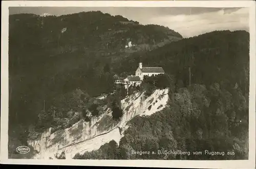 Bregenz Vorarlberg Schlossberg Fliegeraufnahme Kat. Bregenz