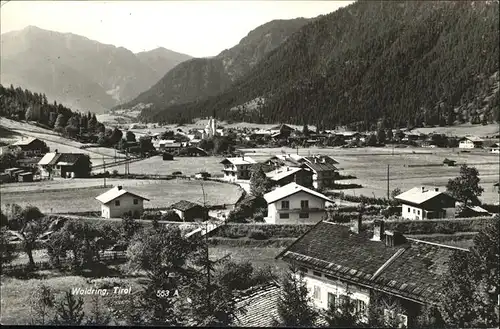 Waidring Tirol Panorama Strubtal Kat. Waidring