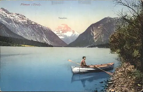 Breitenwang Tirol Plansee mit Thaneller Lechtaler Alpen Kat. Breitenwang